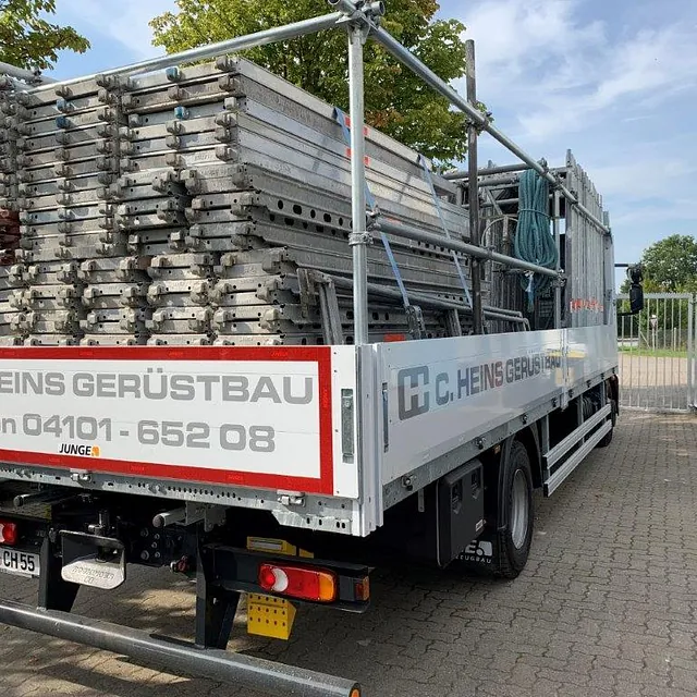 Clemens Heins Gerüstbau über uns Firma Fahrzeuge 31